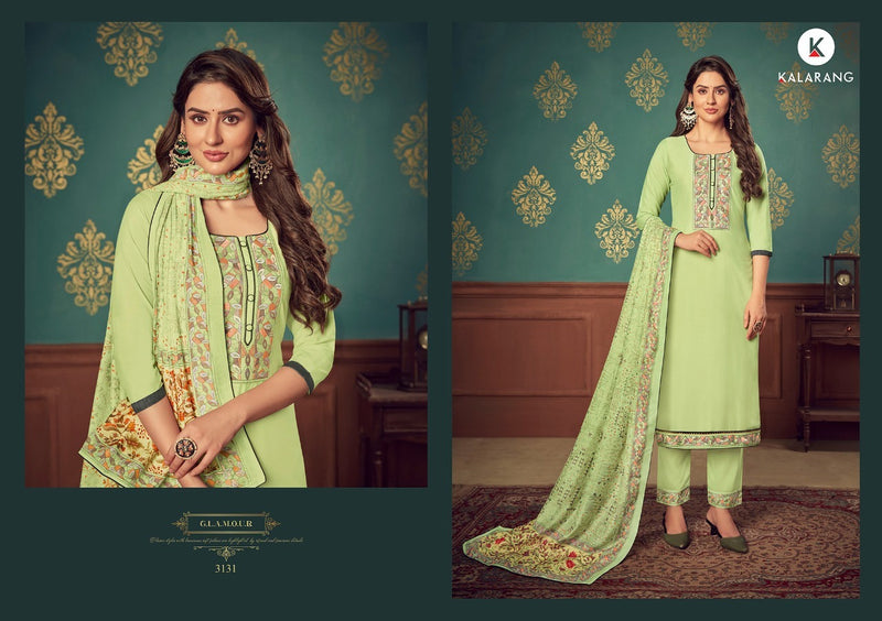 Kalarang Fashion Vedika Maslin With Fancy Work Salwar Suit
