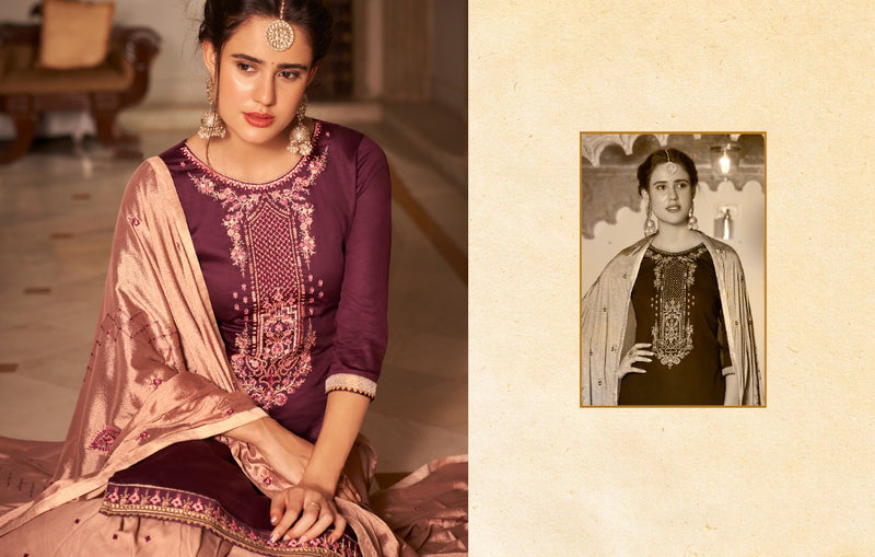 Kalaroop Fashion Of Patiyala Vol 32 Jam Silk Cotton Fancy Work Kurti Collection