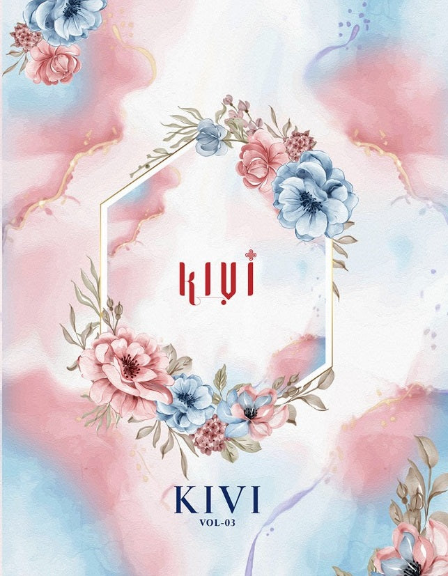 Kalaroop Kajree Fashion Kivi Vol 3 Fancy Lining With Exclusive Embroidery Neck Work Readymade Kurtis