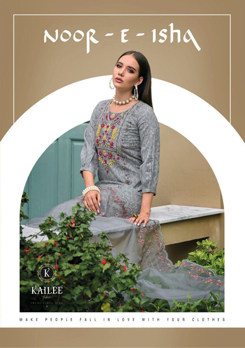 Kaliee Fashion Noor E Ishq Pure Cotton Handwork Fancy Designer Kurti
