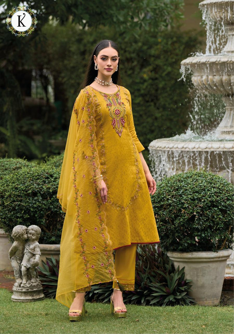 Kaliee Fashion Noor E Ishq Pure Cotton Handwork Fancy Designer Kurti