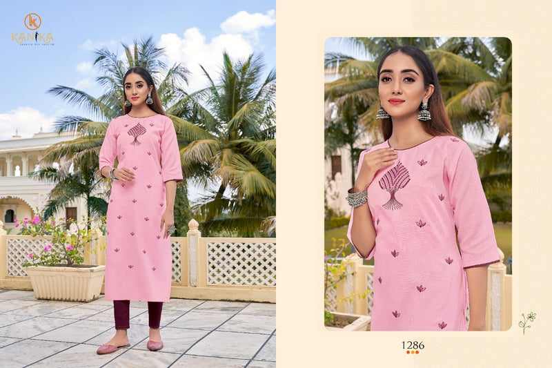 Kanika Fashion Launch By Aditi Vol 11 Rubby Silk With Embroidery Work Exclusive Readymade Kurtis