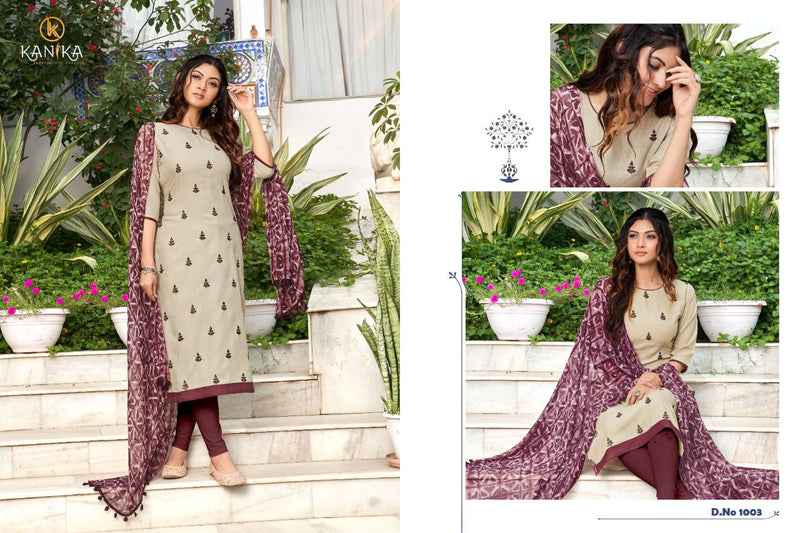 Kanika Zombie Viscose Nylon Slub With Embroidery Work Kurti