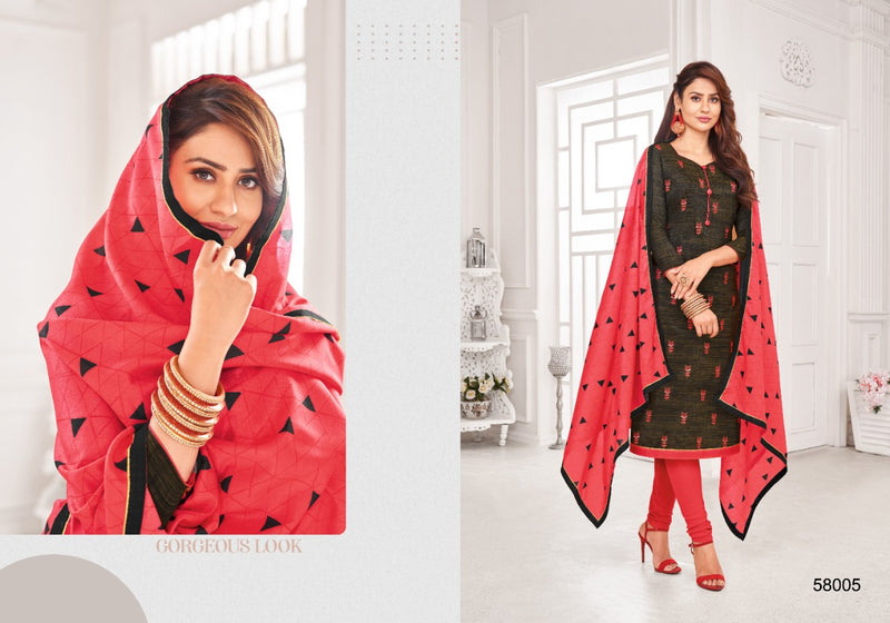 Kapil Fab Oneplus Banarsi Silk With Work Salwar Suit