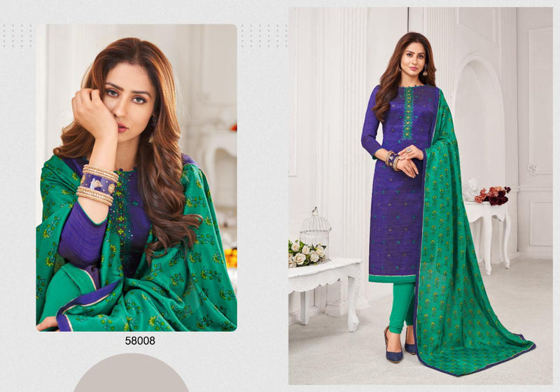 Kapil Fab Oneplus Banarsi Silk With Work Salwar Suit
