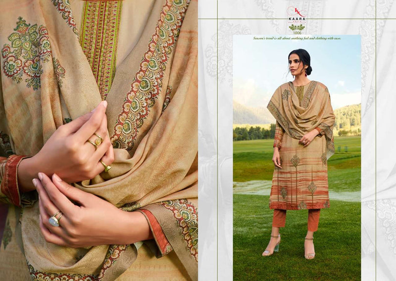 Kara Suits Pashmina Print With Embroidery Work Salwar Suit