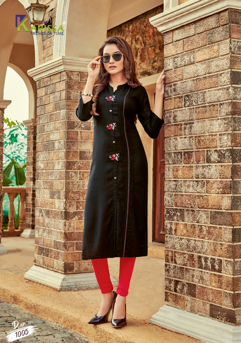 Karissa Aarzoo Rayon Flex Puremium Kurti Collection