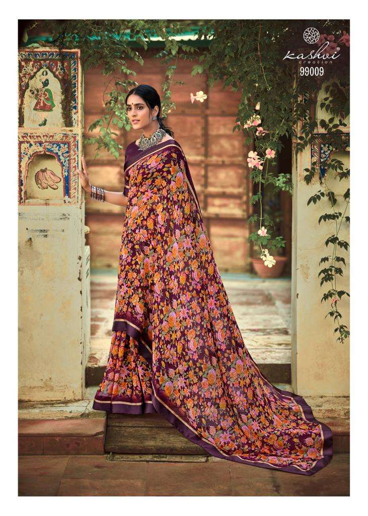 Kashvi Creation Phulwari Weightless With Fancy Border Printed Designer Sarees
