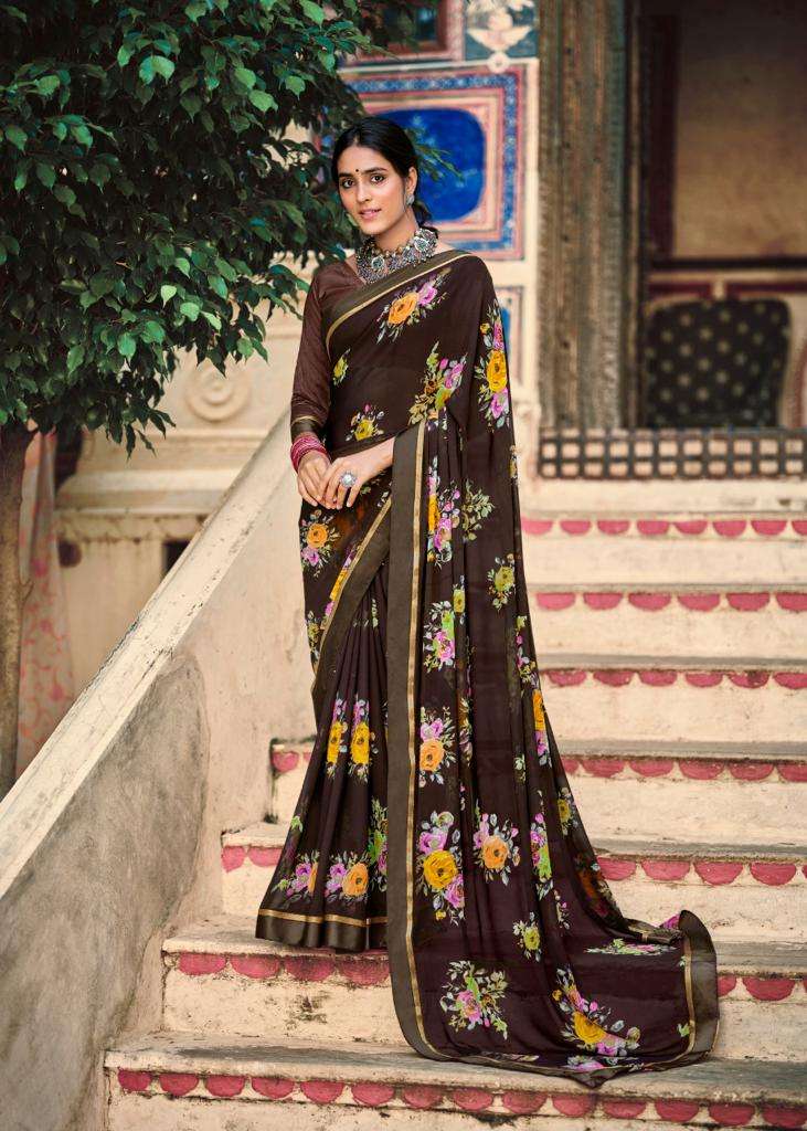 Kashvi Creation Phulwari Weightless With Fancy Border Printed Designer Sarees