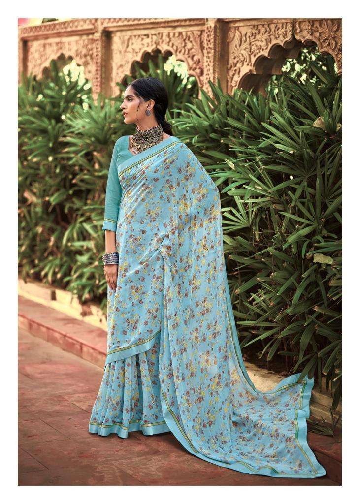 Kashvi Creation Phulwari Weightless With Fancy Border Printed Designer Sarees