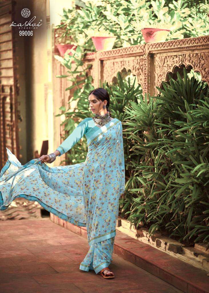 Kashvi Creation Phulwari Weightless With Fancy Border Printed Designer Sarees