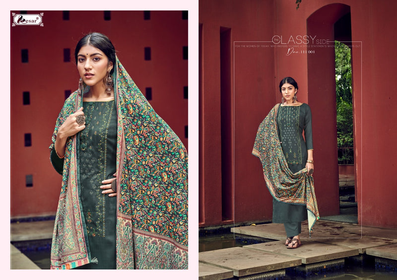 Kesar Isra Viscose Pashmina With Kashmiri Embroidery Work