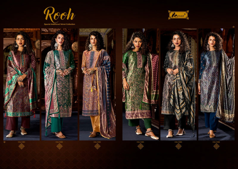 Kesar Rooh Velvet Pure Viscose Silky Digital Print Salwar Suit