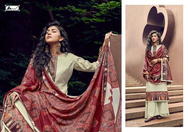 Kesar Waziha Viscose Pashmina Digital Print Suit