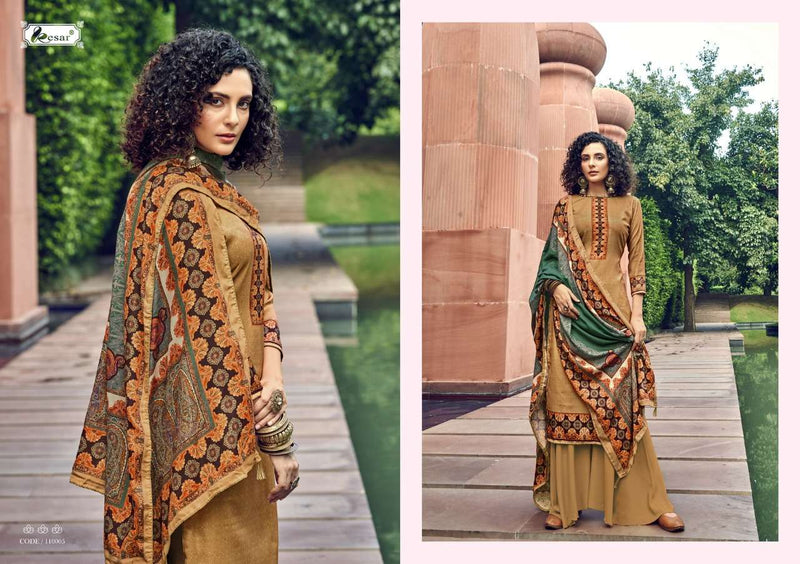 Kesar Waziha Viscose Pashmina Digital Print Suit