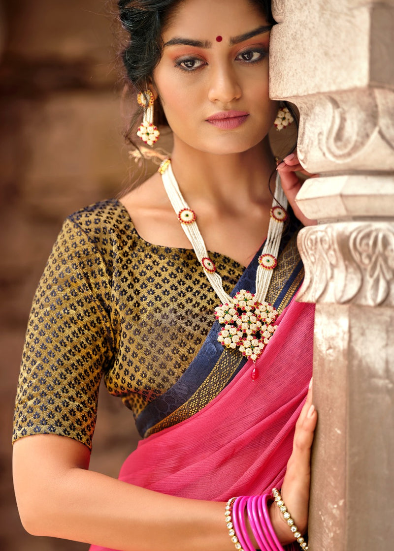 Keshvi Creation Avni Chiffon Heavy Fancy Saree