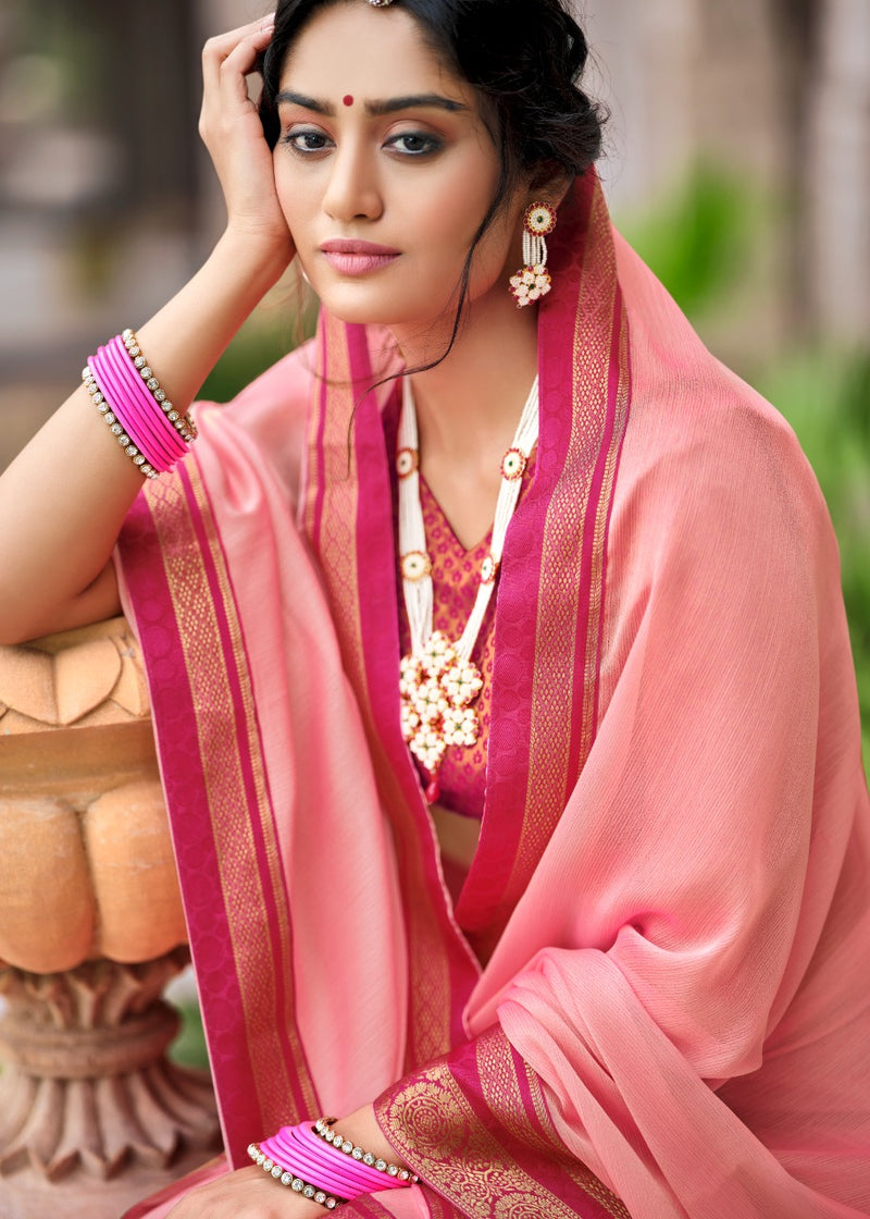 Keshvi Creation Avni Chiffon Heavy Fancy Saree