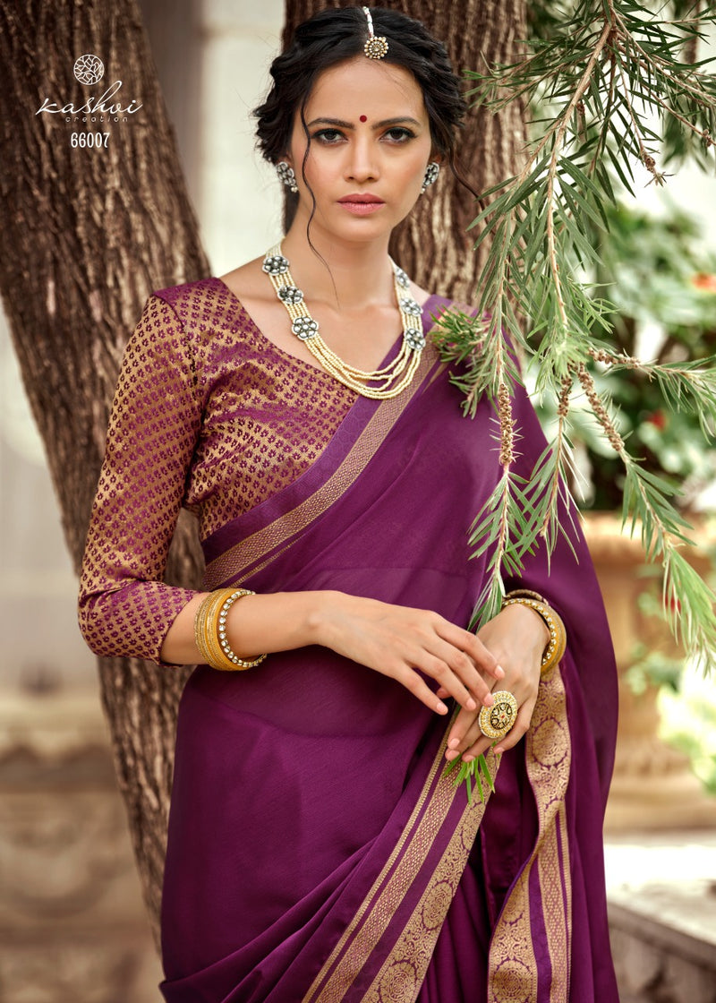 Keshvi Creation Avni Chiffon Heavy Fancy Saree