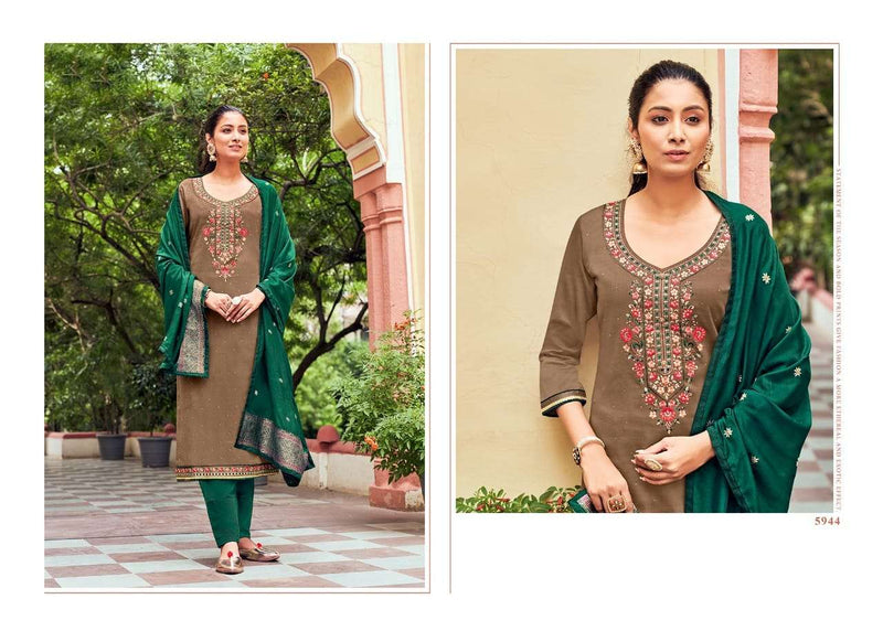 Kessi Fabrics Rim Zim Jam Silk Swarovski Diamond Work Salwar Kameez