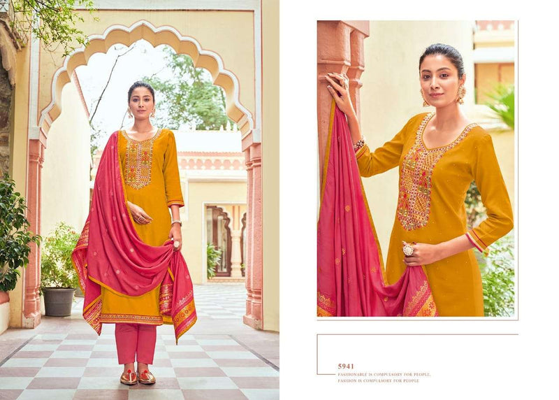 Kessi Fabrics Rim Zim Jam Silk Swarovski Diamond Work Salwar Kameez