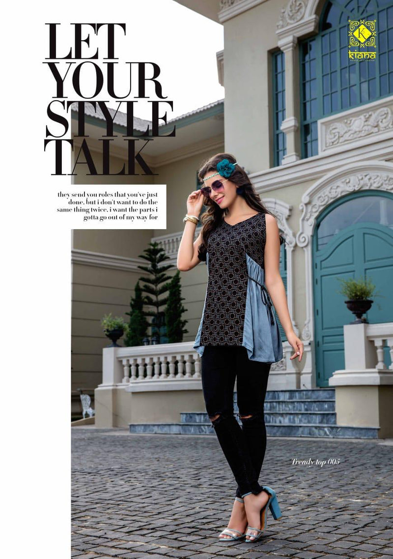Kiana House Of Fashion Trendy Tops Vol 1 Fancy Short Tops