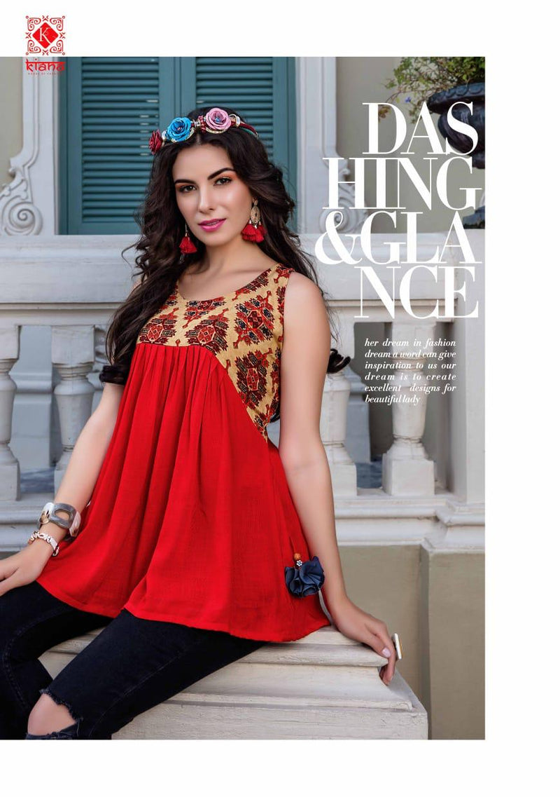 Kiana House Of Fashion Trendy Tops Vol 1 Fancy Short Tops