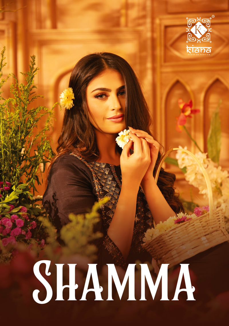 Kiana House Of Fashion Shamma Heavy Maslin Designer Kurti