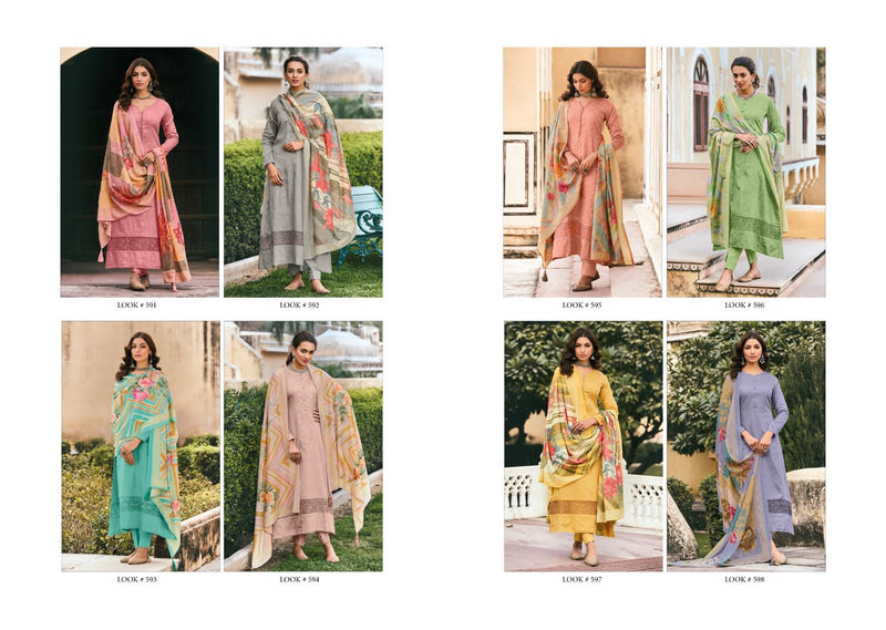 Kilory Trendz Ruhi Vol 5 Pure Jam Cotton Fancy Embroidery Work Salwar Suit