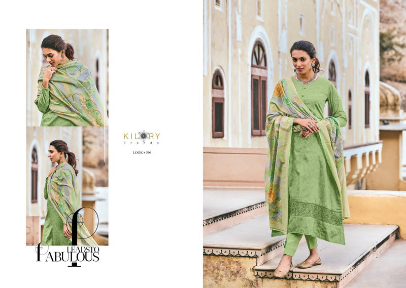 Kilory Trendz Ruhi Vol 5 Pure Jam Cotton Fancy Embroidery Work Salwar Suit