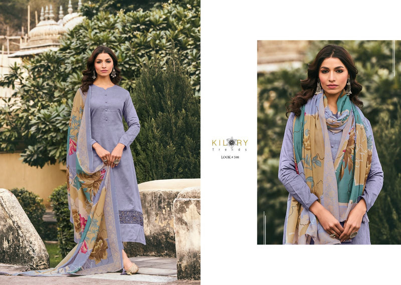Kilory Trendz Ruhi Vol 5 Pure Jam Cotton Fancy Embroidery Work Salwar Suit