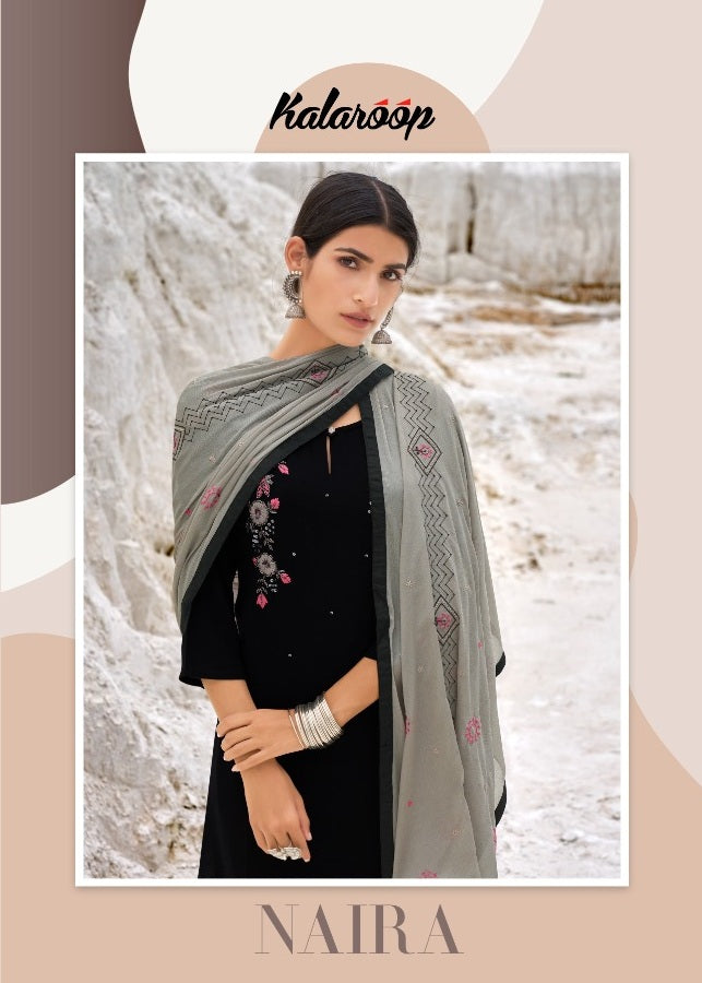 Kivi Naira Fiona Silk With Khati Work Kurti