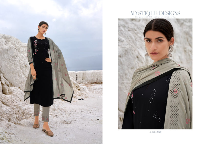 Kivi Naira Fiona Silk With Khati Work Kurti