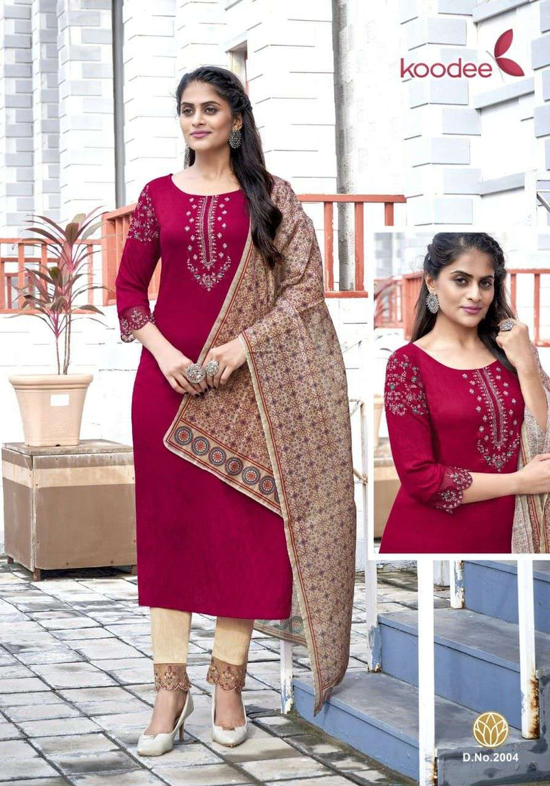 Kodee Sandhya Vol 2 Fancy Pure Nylon Fancy Salwar Suit