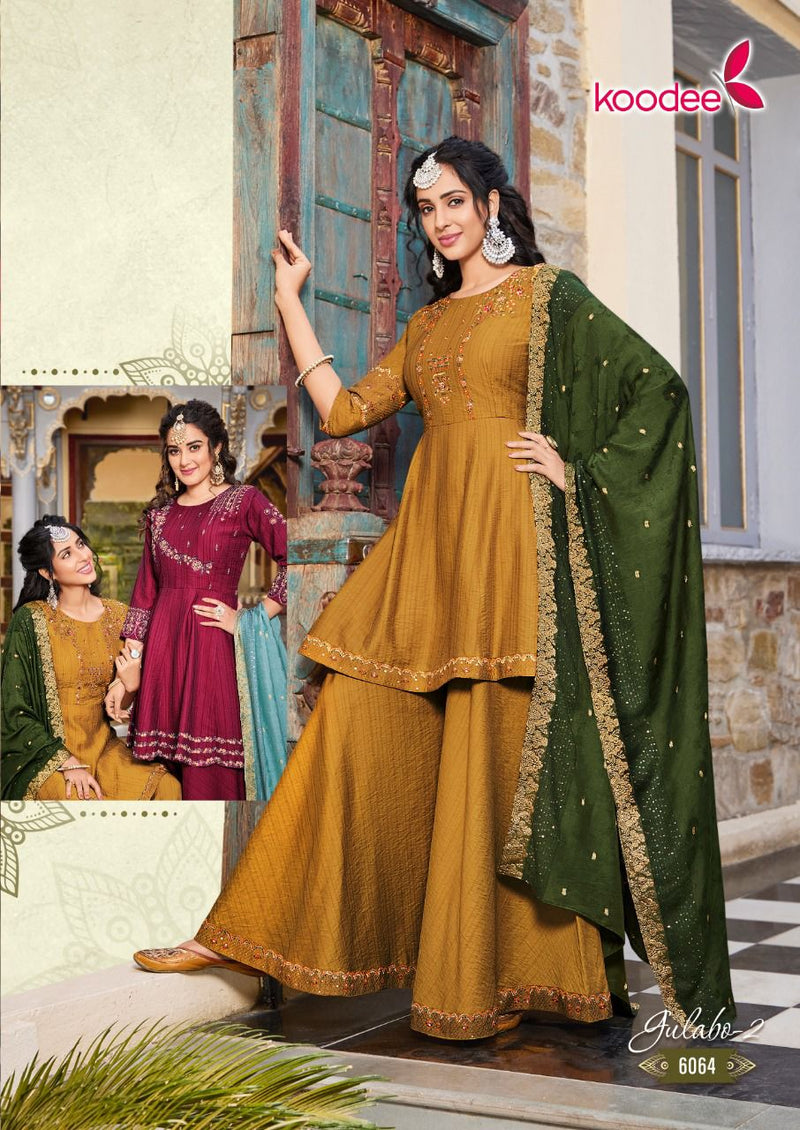 Koodee Fashion Gulabo Vol 2 Fancy Viscose Designer Wear Kurti