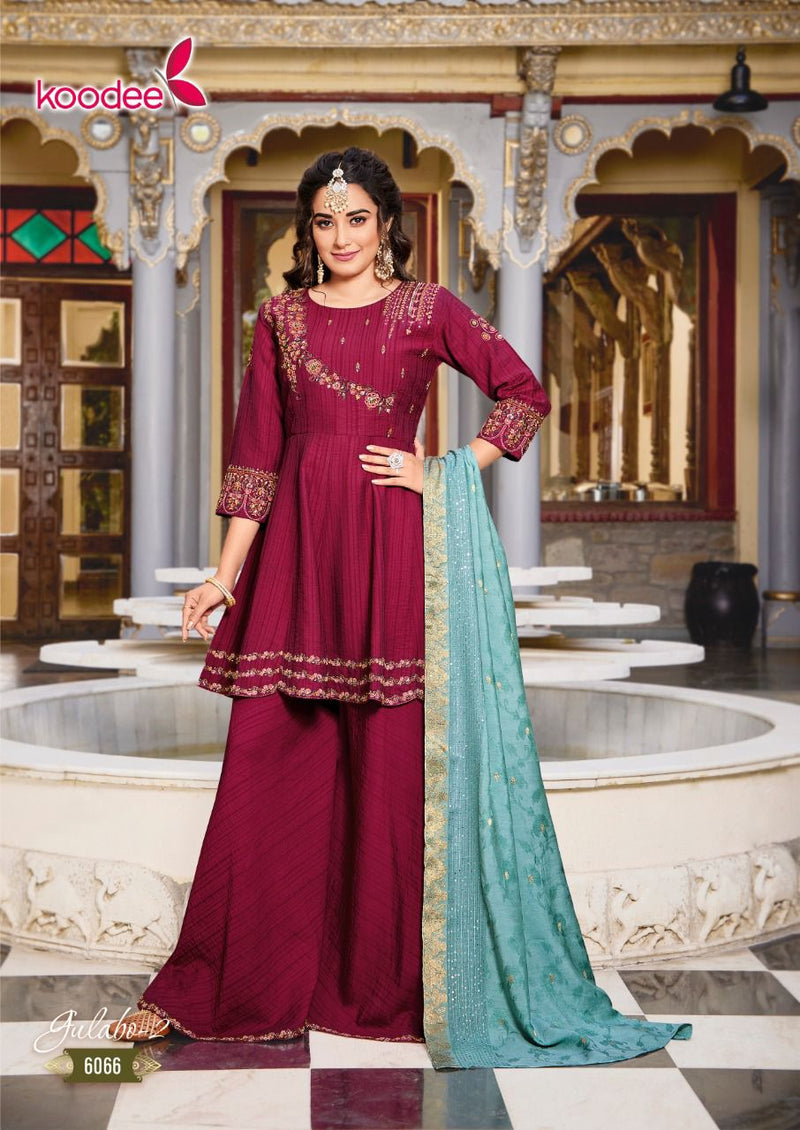 Koodee Fashion Gulabo Vol 2 Fancy Viscose Designer Wear Kurti