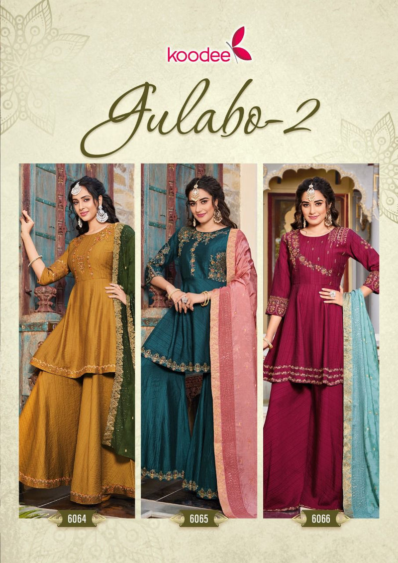 Koodee Fashion Gulabo Vol 2 Fancy Viscose Designer Wear Kurti
