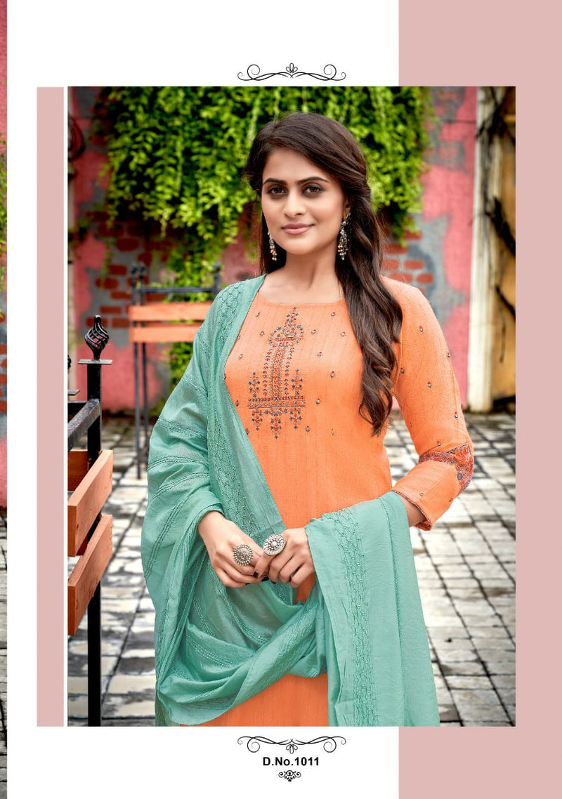 Koodee Saheli Vol 12 Ntlon Viscose With Stripe Fancy Kurti