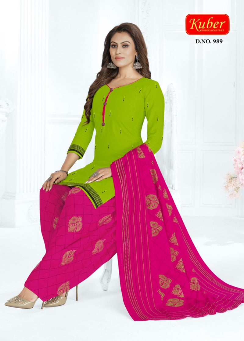 Kuber Geet Patiyala Vol 9 Pure Cotton Fency  Designer Salwar Suit