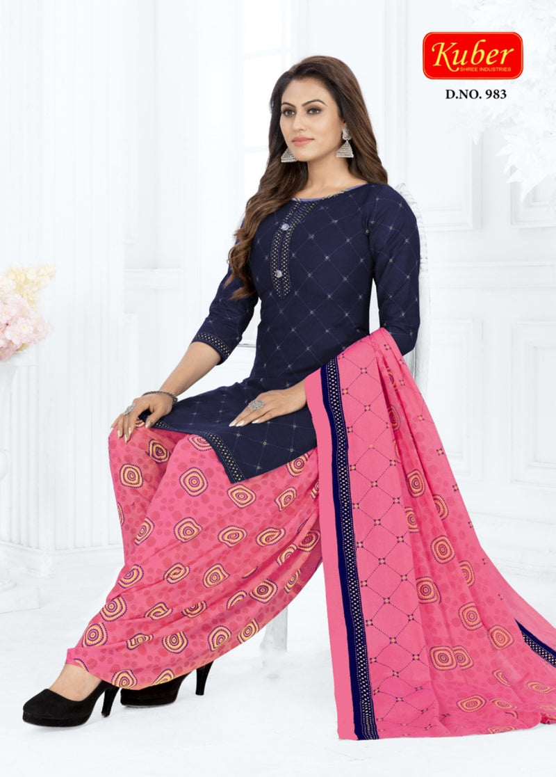 Kuber Geet Patiyala Vol 9 Pure Cotton Fency  Designer Salwar Suit
