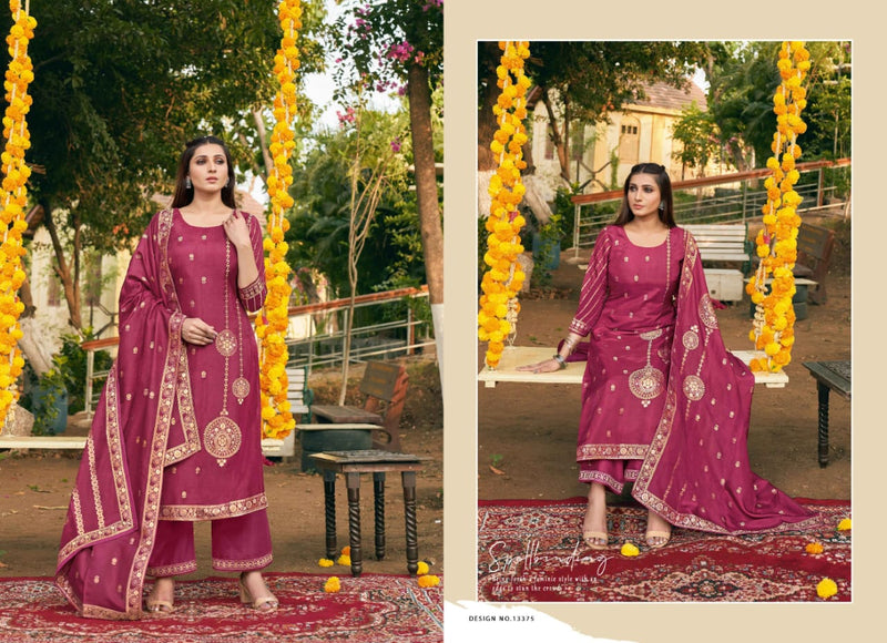 Kalaroop Laavanya Jacquard With Heavy Embroidery Work Stylish Designer Festive Wear Fancy Kurti