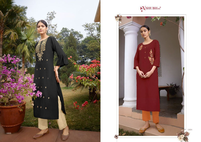 Shubh Nx Lado Rani Vol 1 Rayon Fancy Designer Festive Wear Kurtis