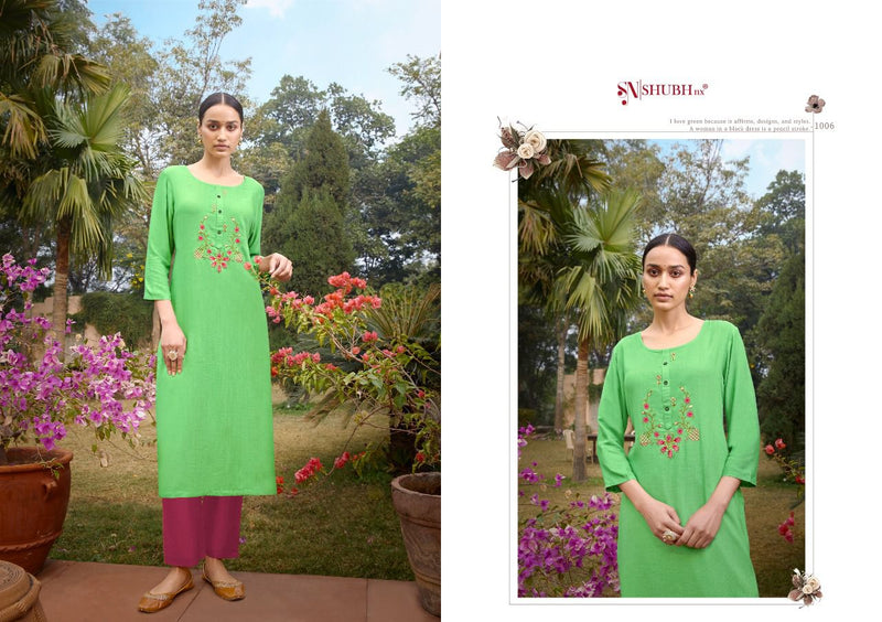 Shubh Nx Lado Rani Vol 1 Rayon Fancy Designer Festive Wear Kurtis