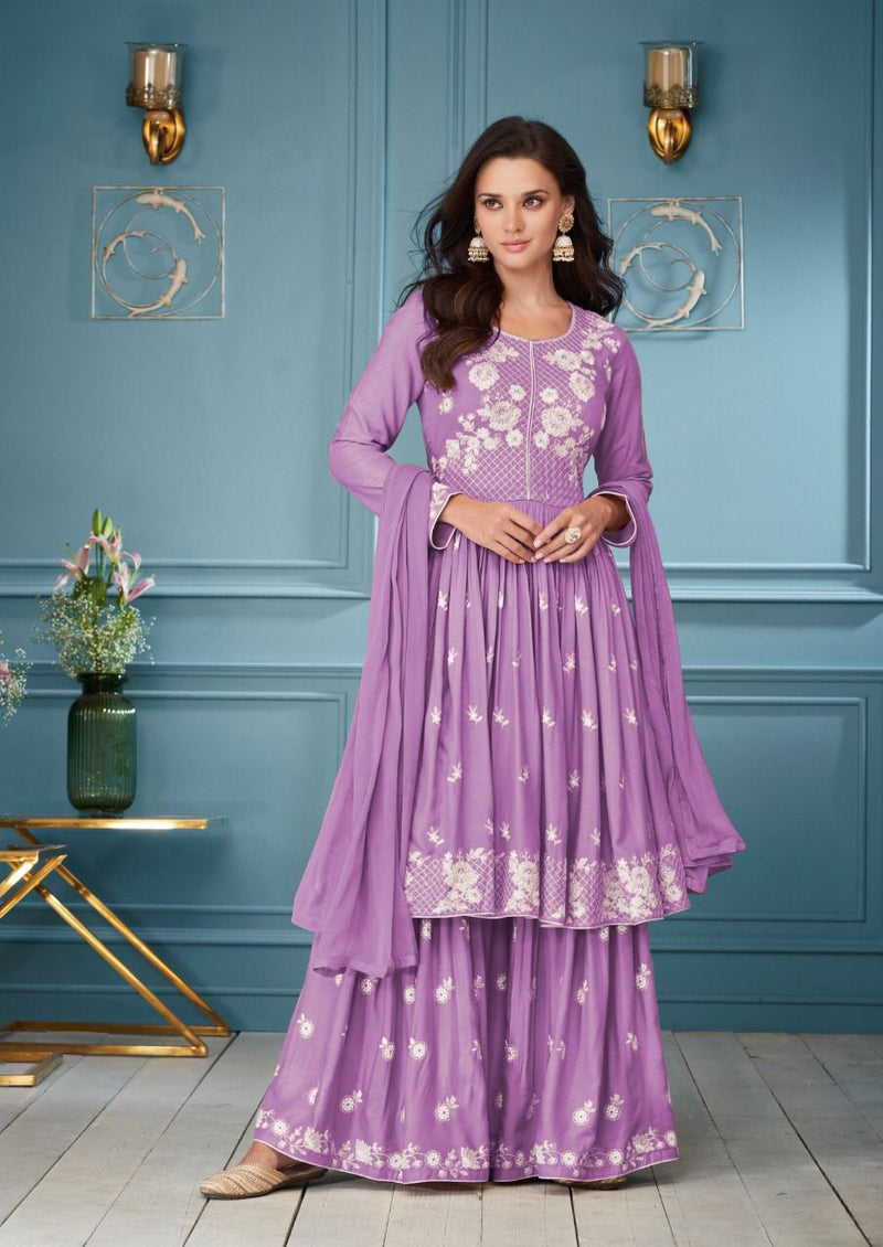Vamika Lakhnavi Vol 3 Rayon With Heavy Embroidery Work Stylish Designer Festive Wear Kurti