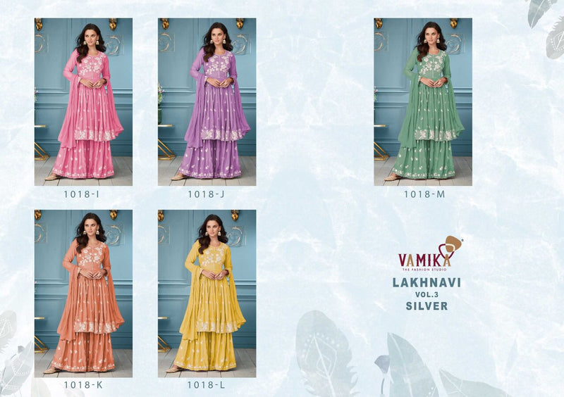 Vamika Lakhnavi Vol 3 Rayon With Heavy Embroidery Work Stylish Designer Festive Wear Kurti