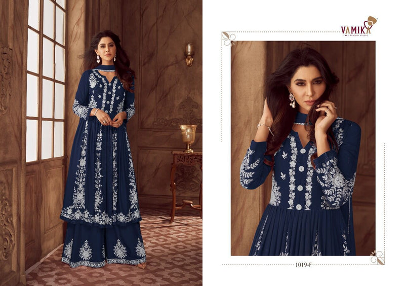 Vamika Lakhnavi Vol 5 Rayon With Heavy Embroidery Work Stylish Designer Party Wear Long Kurti