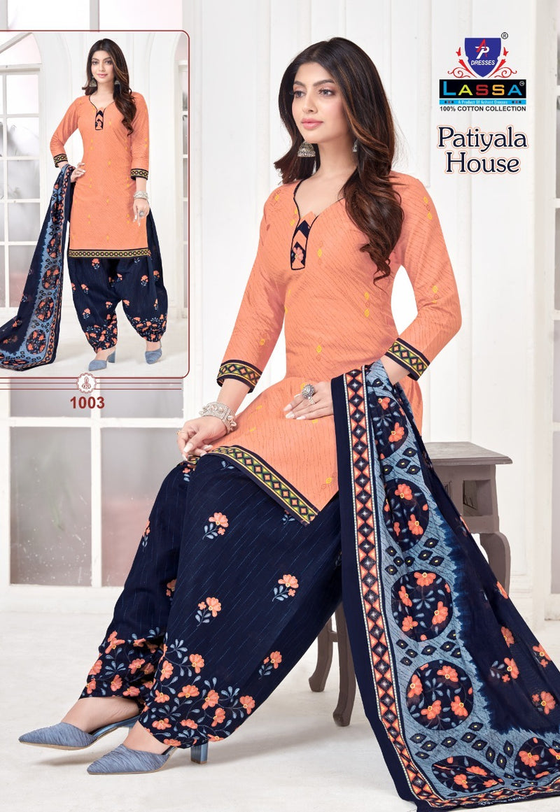 Arihant Cotton Lassa Patiyala House Pure Cotton Patiyala Style Festive Wear Salwar Kameez