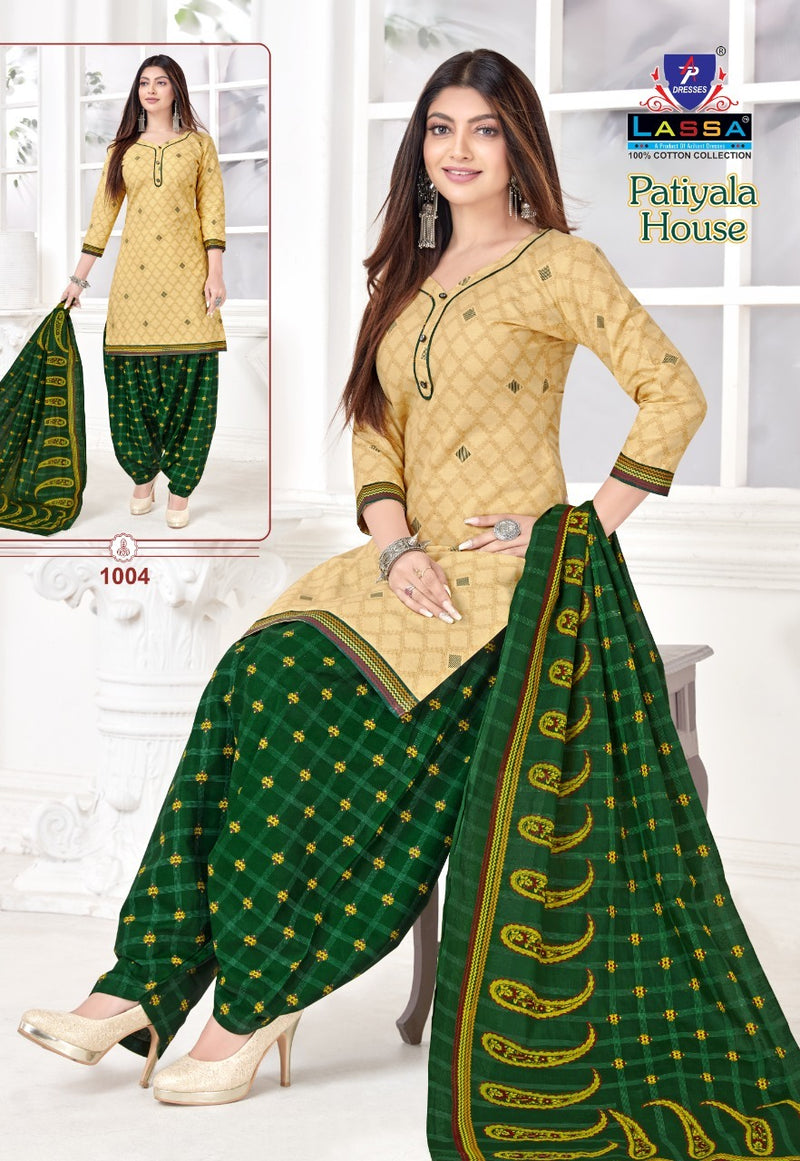 Arihant Cotton Lassa Patiyala House Pure Cotton Patiyala Style Festive Wear Salwar Kameez