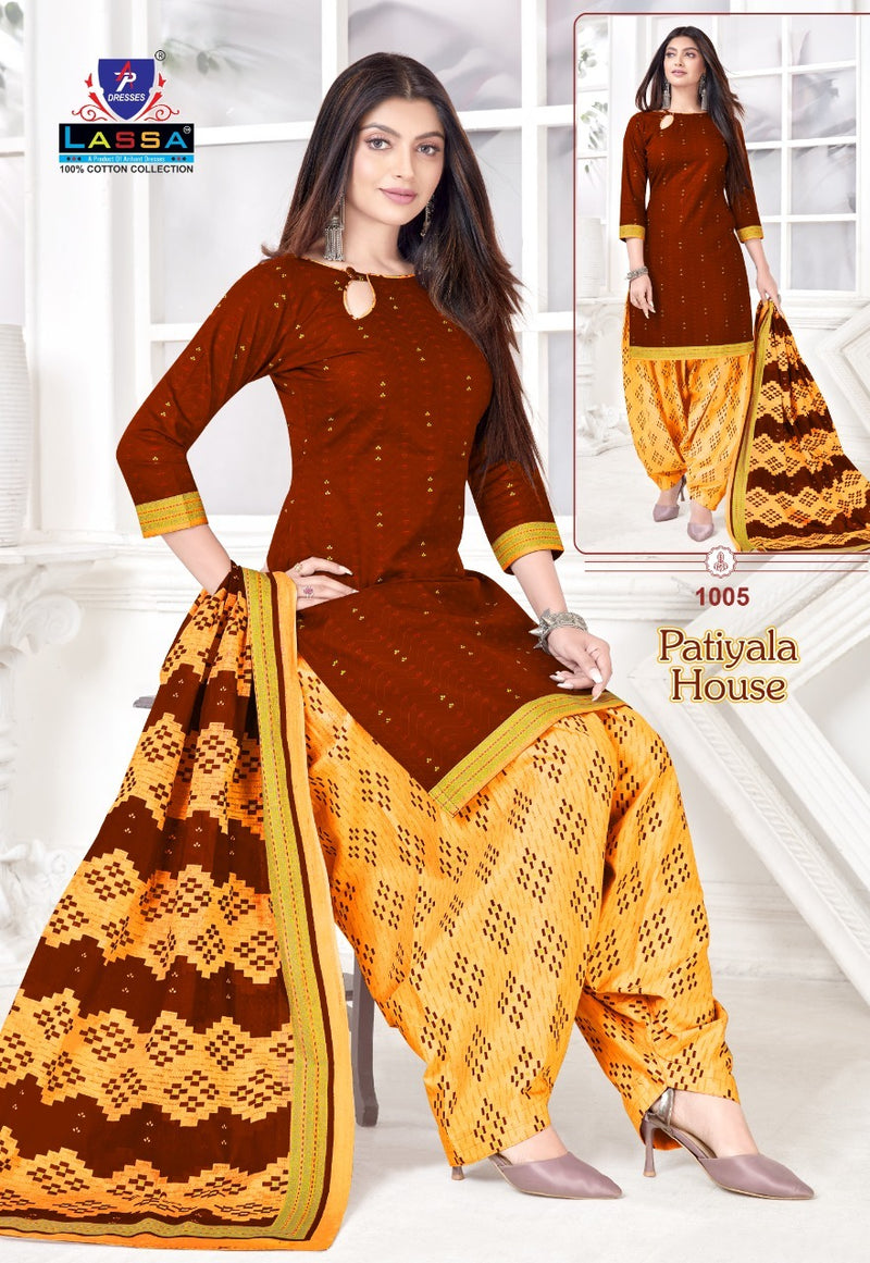 Arihant Cotton Lassa Patiyala House Pure Cotton Patiyala Style Festive Wear Salwar Kameez