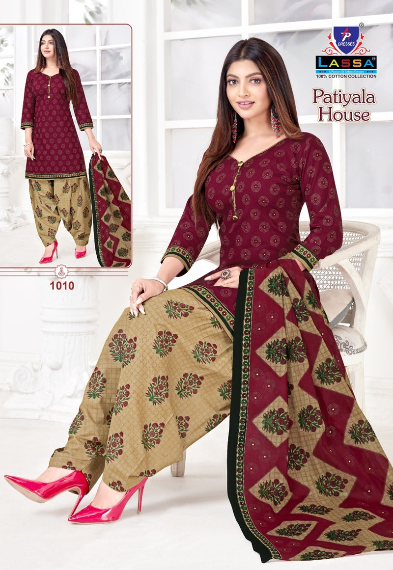Arihant Cotton Lassa Patiyala House Pure Cotton Patiyala Style Festive Wear Salwar Kameez