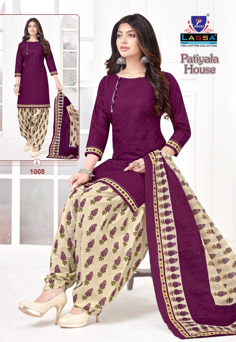 Arihant Cotton Lassa Patiyala House Pure Cotton Patiyala Style Festive Wear Salwar Kameez